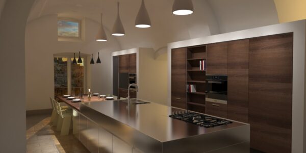 Progetto di cucina privata