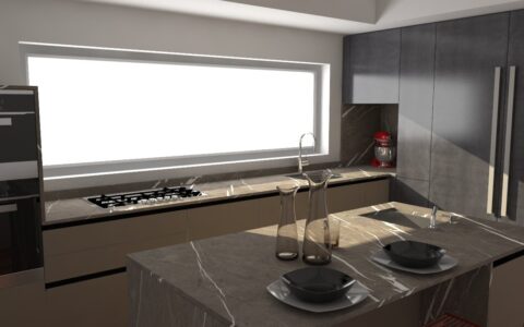 Progetto di cucina per struttura privata
