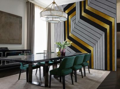 WALL&DECO Golden hook, carta da parati